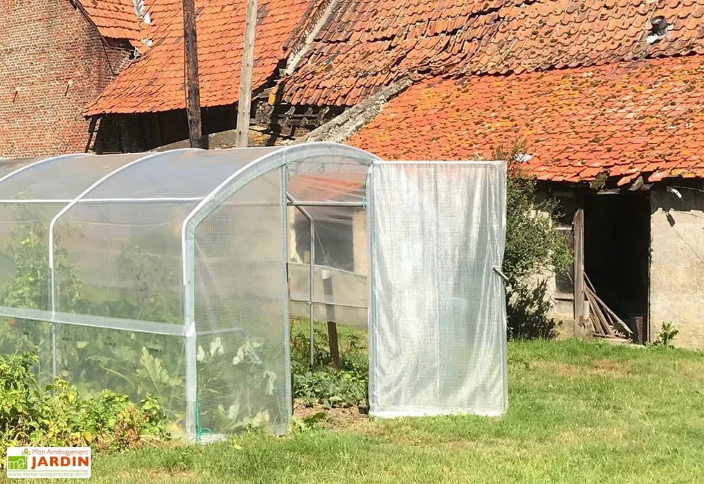 Serre Tunnel Tonneau En Polyéthylène 13,5 M² - 4 Saisons 4,5 X 3 M – Image 4