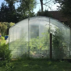 Serre Tunnel Tonneau En Polyéthylène 13,5 M² - 4 Saisons 4,5 X 3 M