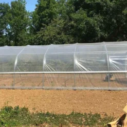 Serre Tunnel Tonneau En Polyéthylène 52,5 M² - 5ème Saison 10,5 X 5 M