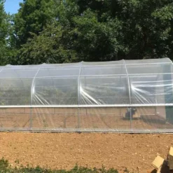 Serre Tunnel Tonneau En Polyéthylène 37,5 M² - 5ème Saison 7,5 X 5 M