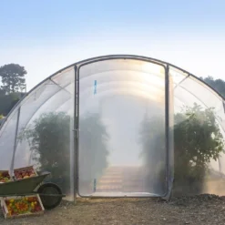 Serre De Jardin Tunnel Richel 4,5x4,5 Ep 2x180µ 1 Porte