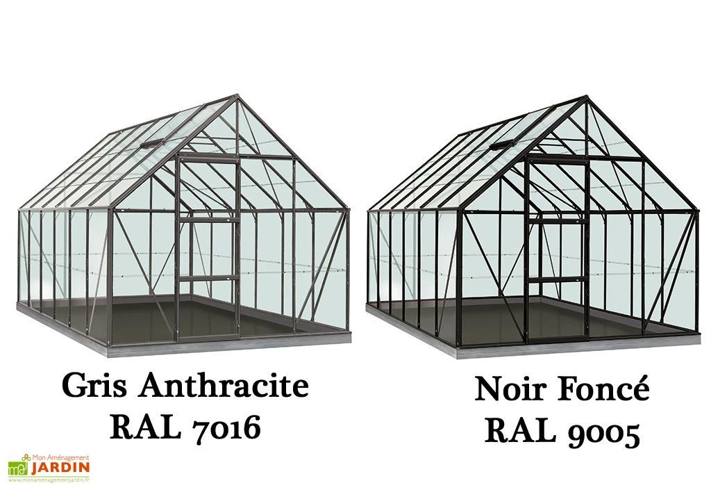 Serre Jardin Aluminium Verre Oliver 9,9 M² – Plusieurs Coloris – Image 6