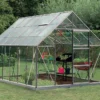 Serre Jardin Aluminium Verre Oliver 9,9 M² – Plusieurs Coloris