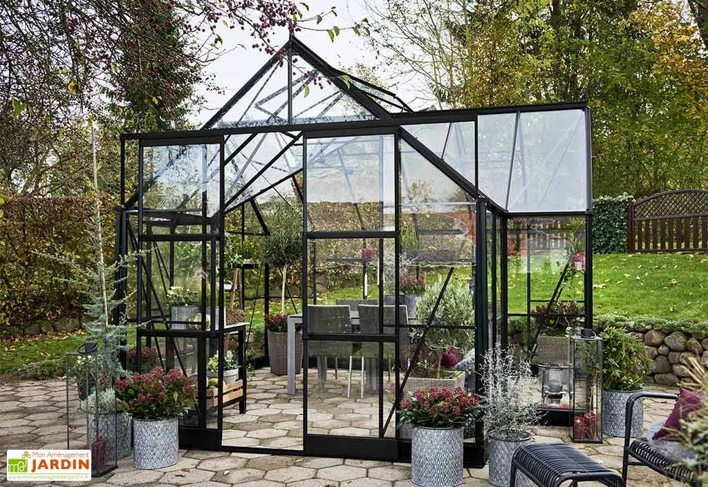 Halls Serre De Jardin En Aluminium Et Verre Trempé Garden Room 12,9 M²