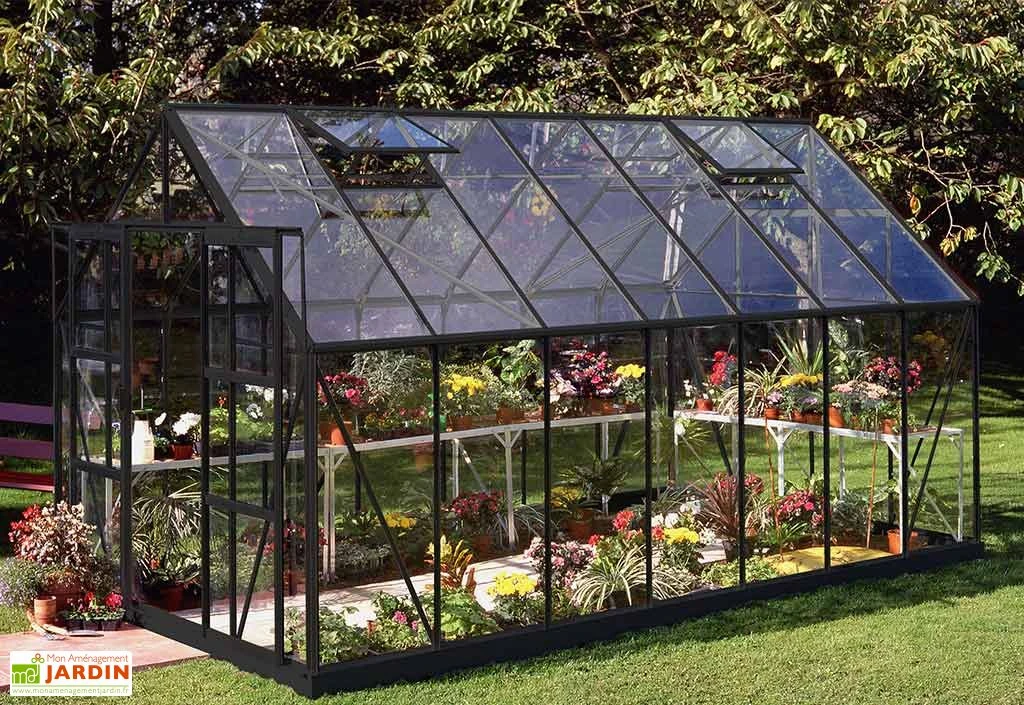 Halls Serre De Jardin En Aluminium Et Verre Trempé Magnum 148 – 11,5 M²