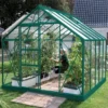 Serre De Jardin En Verre Trempé Lams 8,3 M² - Carvi Vert