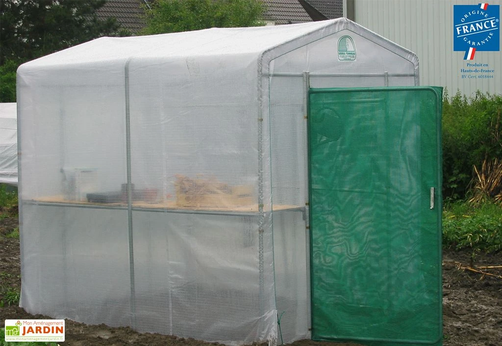 Serre De Jardin Primeur En Acier Et Polyéthylène – 2,70 X 2 M – Image 2