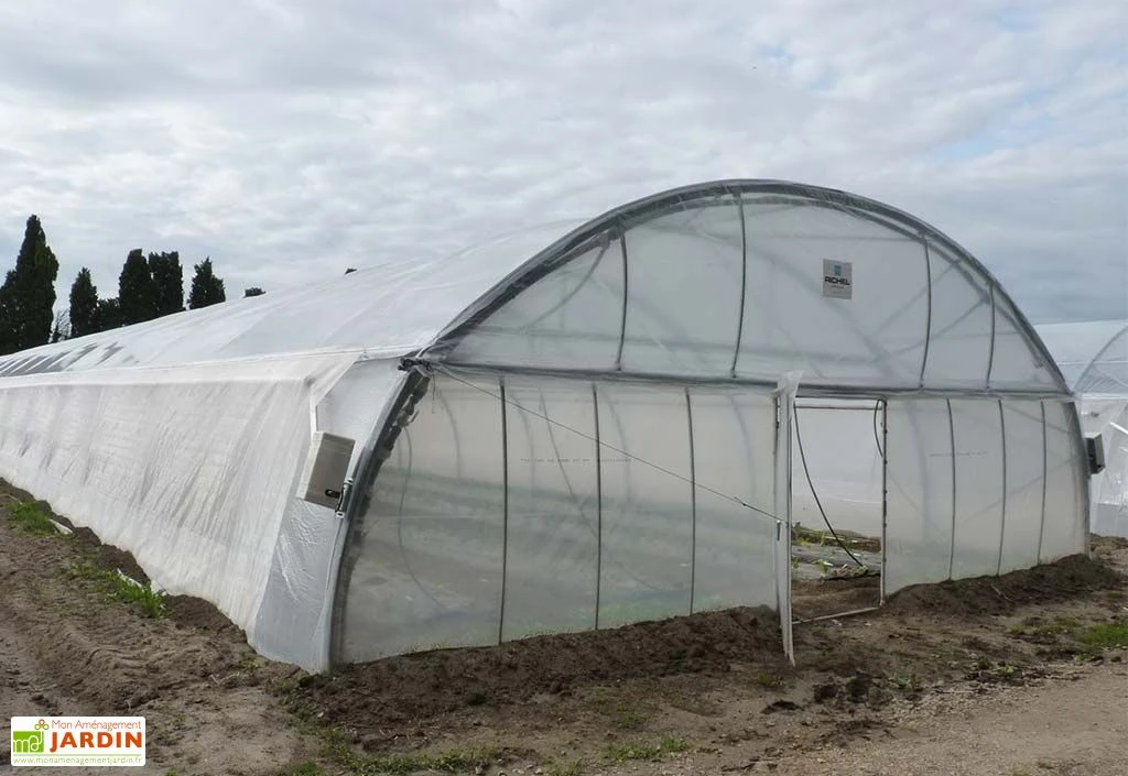 Serre Professionnelle Richel En Acier Et Polyéthylène 8 X 30 M