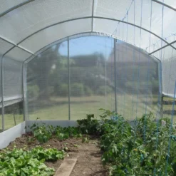 Serre Tunnel Tonneau En Polyéthylène 27 M² - 4 Saisons 9 X 3 M