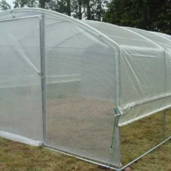 Serre Tunnel Tonneau En Polyéthylène 18 M² - 4 Saisons 4,5 X 4 M