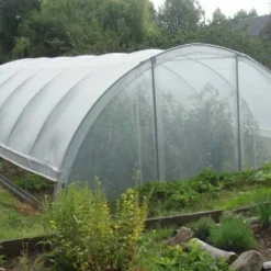 Serre Tunnel Tonneau En Polyéthylène 47 M² - Gothique 10,5 X 4,5 M