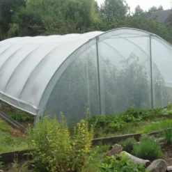 Serre Tunnel Tonneau En Polyéthylène 47 M² - Gothique 10,5 X 4,5 M