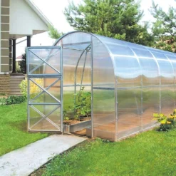 Serre De Jardin Tunnel En Polycarbonate Et Acier