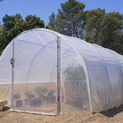 Serre De Jardin Tunnel Richel 3x3 Pied Droit 2x180µ 1 Porte