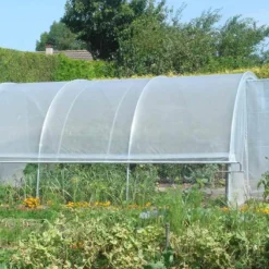 Serre Tunnel Tonneau En Polyéthylène 16,5 M² - Mini 4,5 X 3,7 M