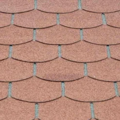 Shingle Rouge Pour Abris Jardin Solid (Paquet 3m²)