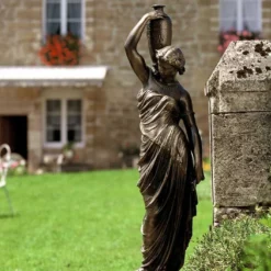 Statue De Jardin En Fonte Déesse à L’Amphore