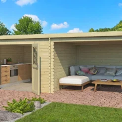 Abri De Jardin En Bois D’épicéa Brut 18,7 M² - Mouny