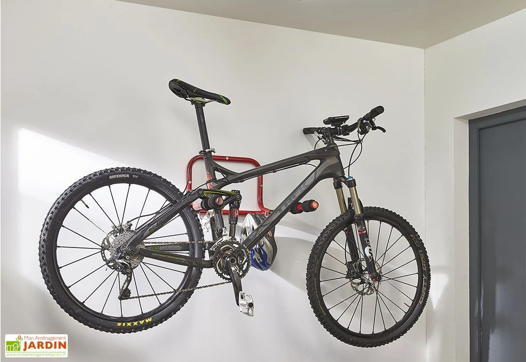 Mottez Support Mural Rabattable Pour 2 Vélos – Image 3