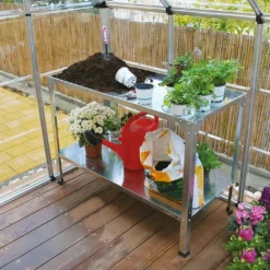 Table De Culture En Acier Galvanisé 50 X 114 Cm