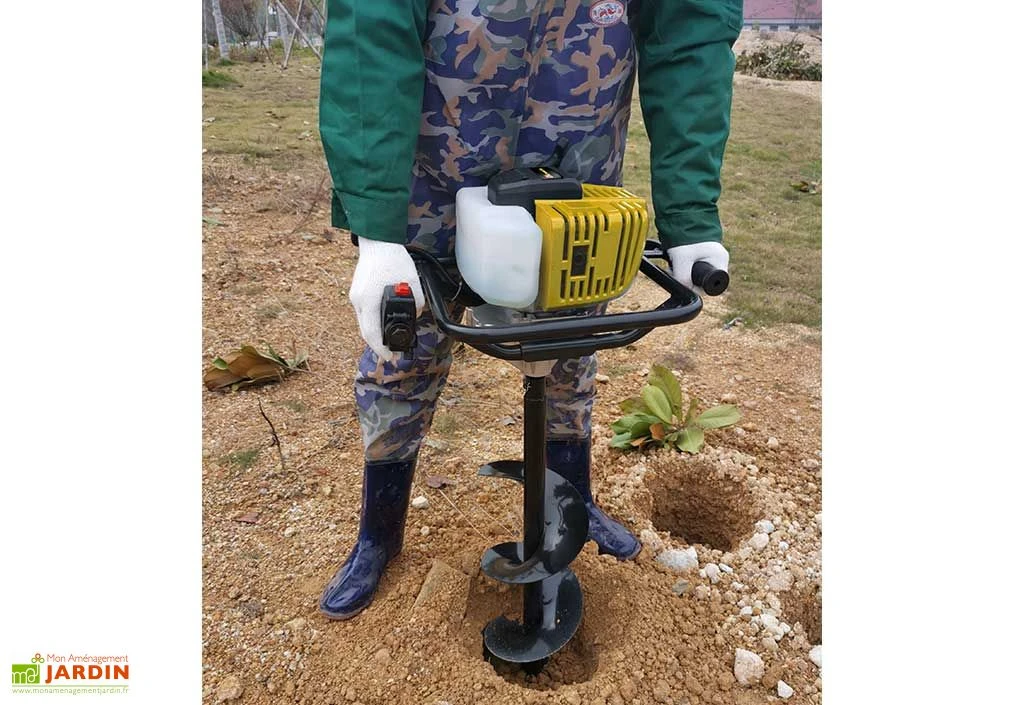 Tarière Thermique 52 CC + 3 Mèches – Image 2