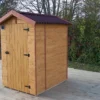 Toilettes Sèches D'extérieur 120 X 120 Cm En Bois Massif