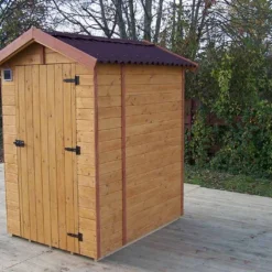 Toilettes Sèches D'extérieur 120 X 120 Cm En Bois Massif