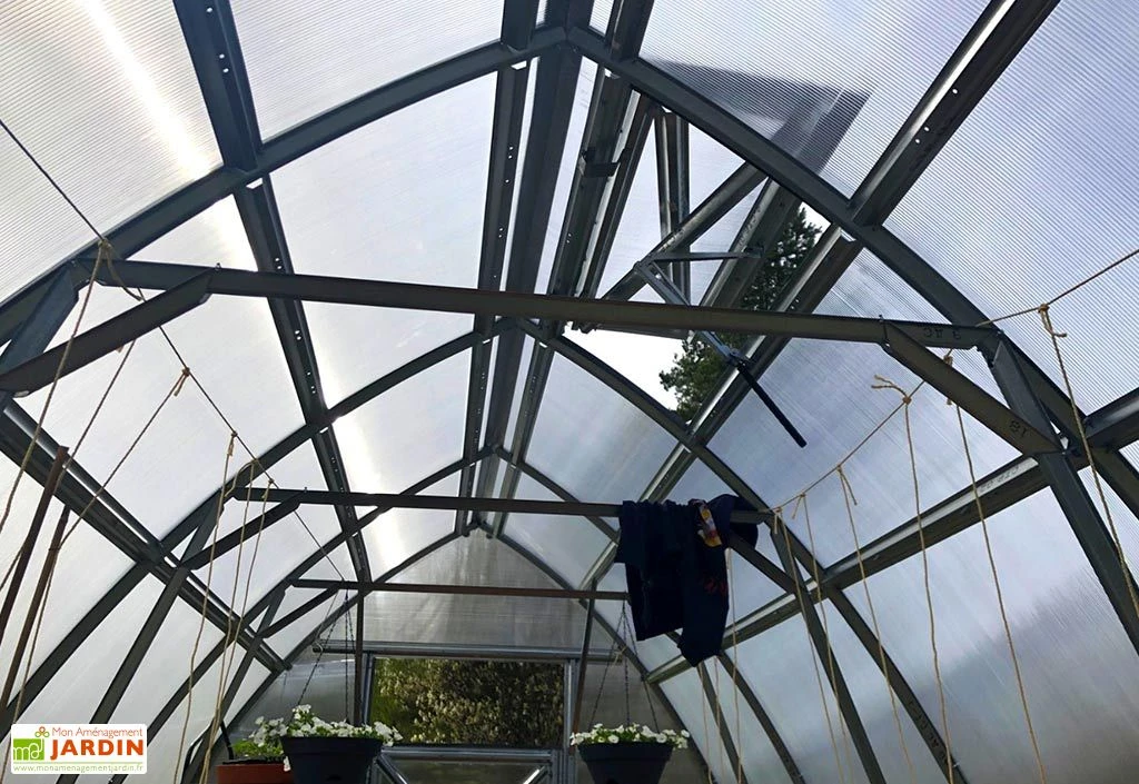 Serre De Jardin En Polycarbonate Et Acier Galvanisé – Image 5