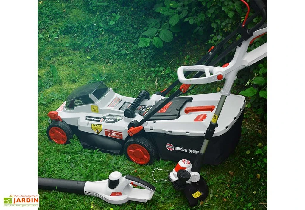 Kit Tondeuse électrique + Coupe-bordure électrique + Souffleur 20 V – Image 2