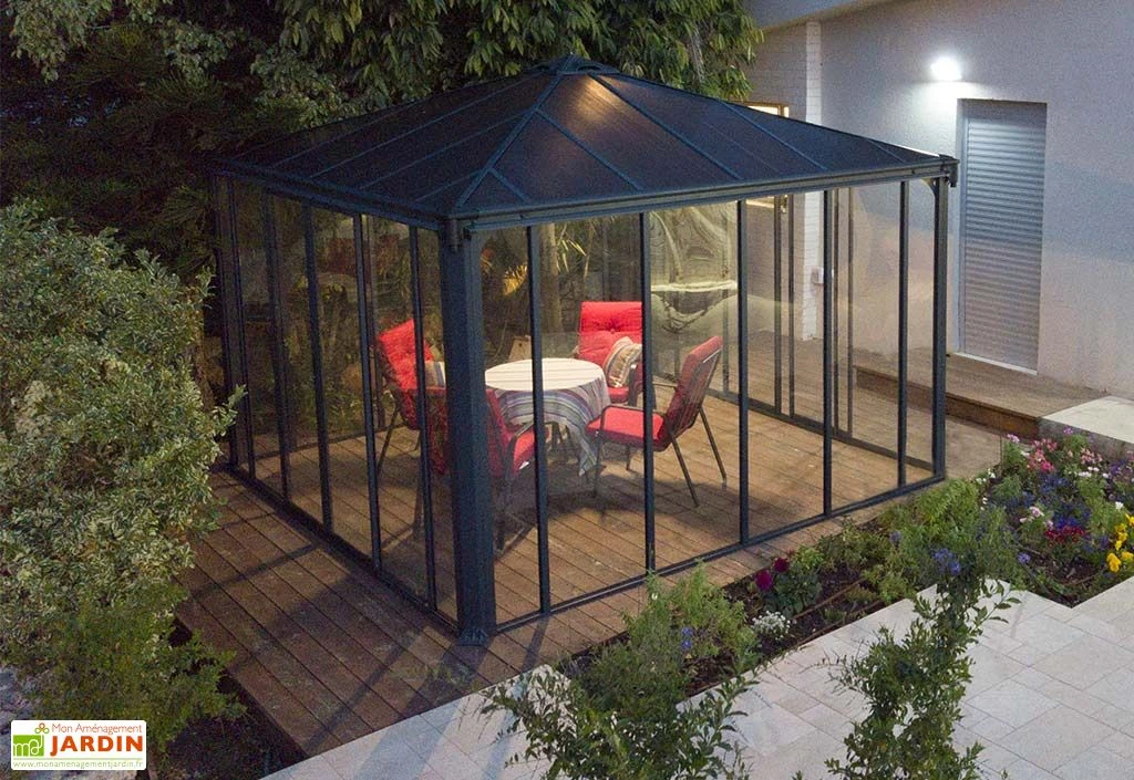 Jardin D’Hiver En Aluminium Et Polycarbonate 9 M² – LEDRO 3000 – Image 3