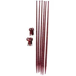 Tuteur Avec Attaches Mikado Cerise 150 Cm (Lot De 6)