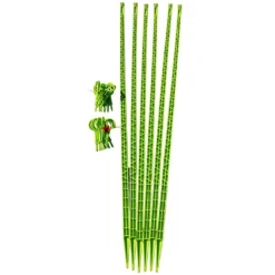 Tuteur Avec Attaches Mikado Vert Anis 150 Cm (Lot De 6)