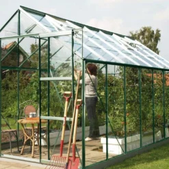 Serre De Jardin En Verre Trempé Lams 11,3 M² - Laurus Vert