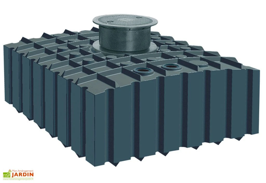 Cuve Récupérateur D'Eau Enterrée Plate GFT 2000 L – Image 4