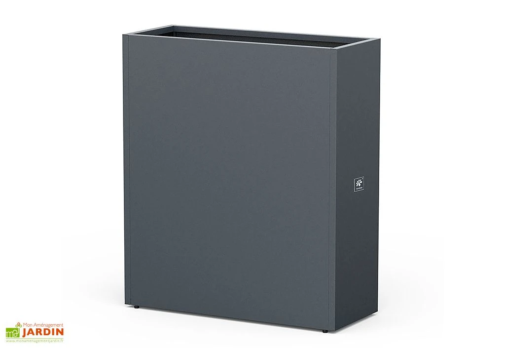 Jardinière En Métal Thermolaqué Profondeur Ajustable - 100 X 40 X 115 Cm – Image 2